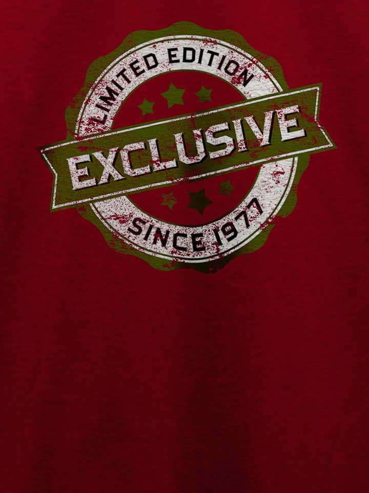 exclusive-since-1977-t-shirt bordeaux 4