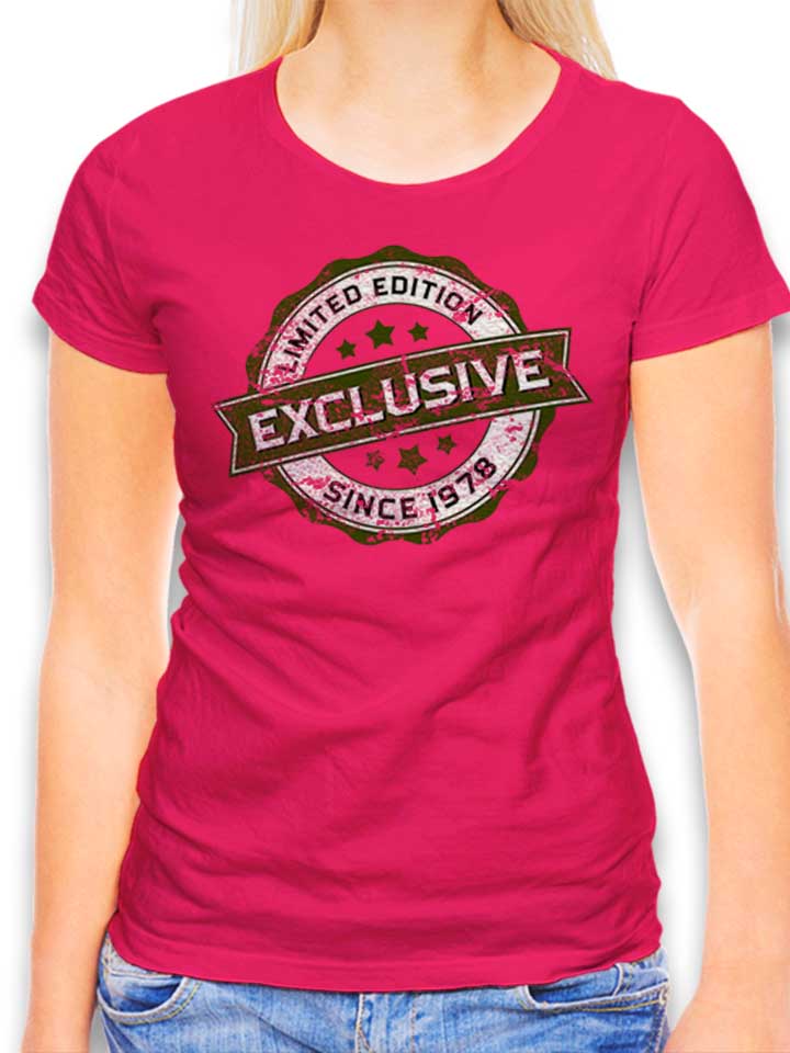 Exclusive Since 1978 Damen T-Shirt fuchsia L