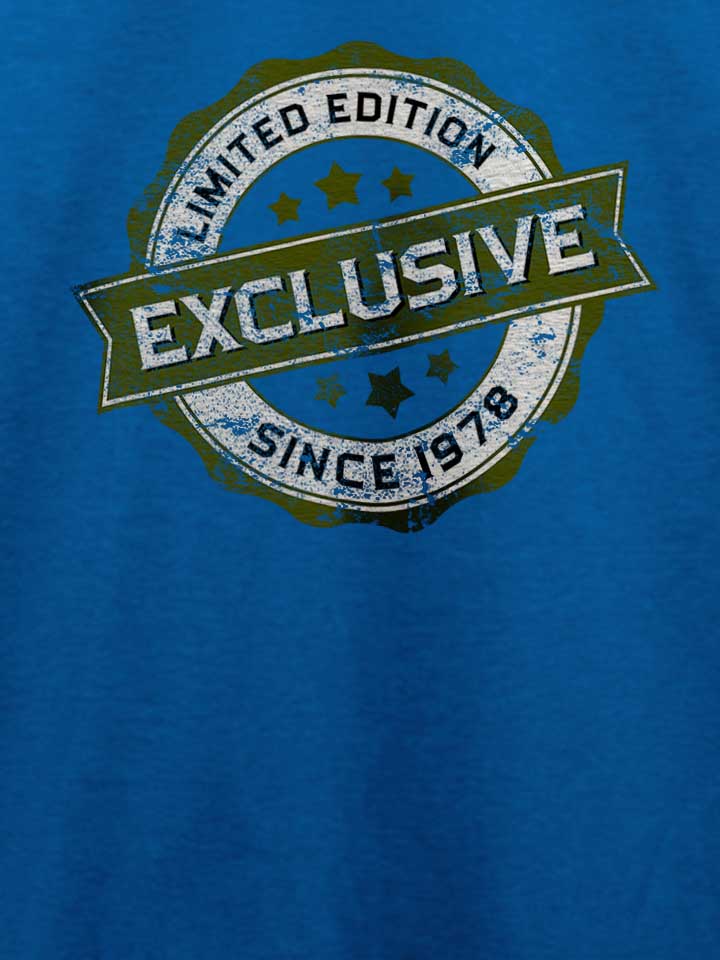 exclusive-since-1978-t-shirt royal 4