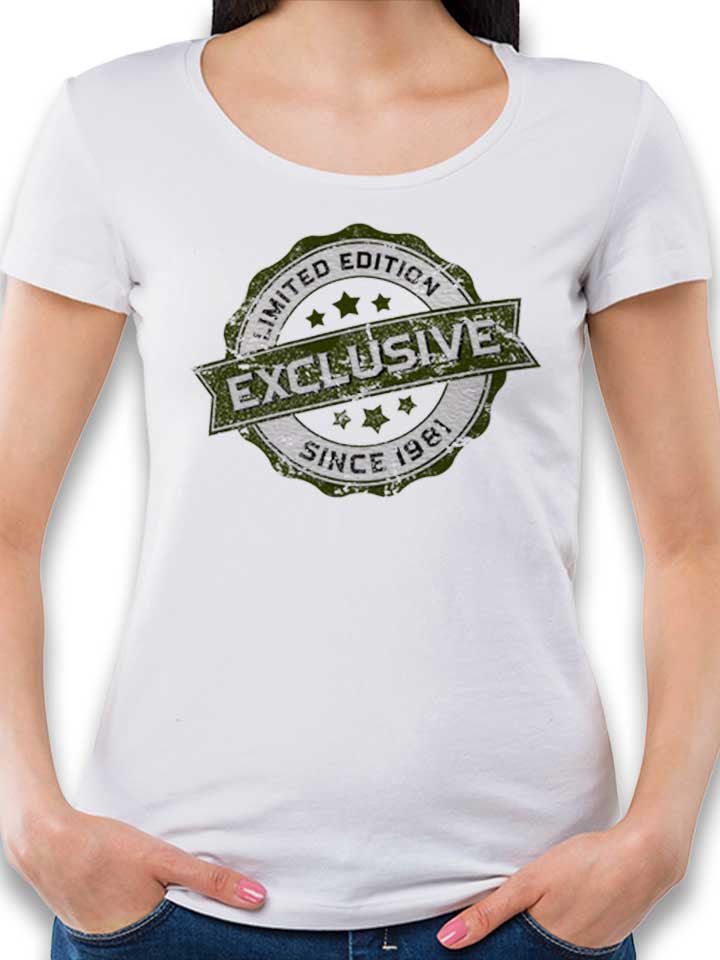 exclusive-since-1981-damen-t-shirt weiss 1