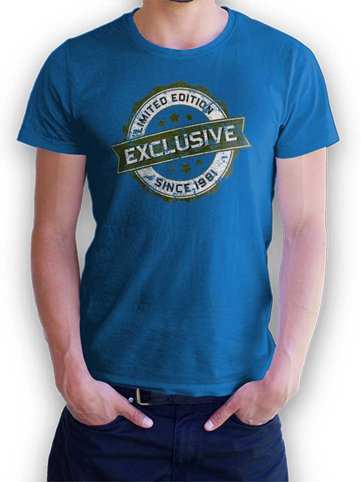 Exclusive Since 1981 T-Shirt royal L