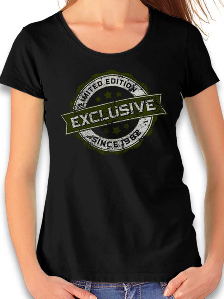 Exclusive Since 1982 Damen T-Shirt schwarz L