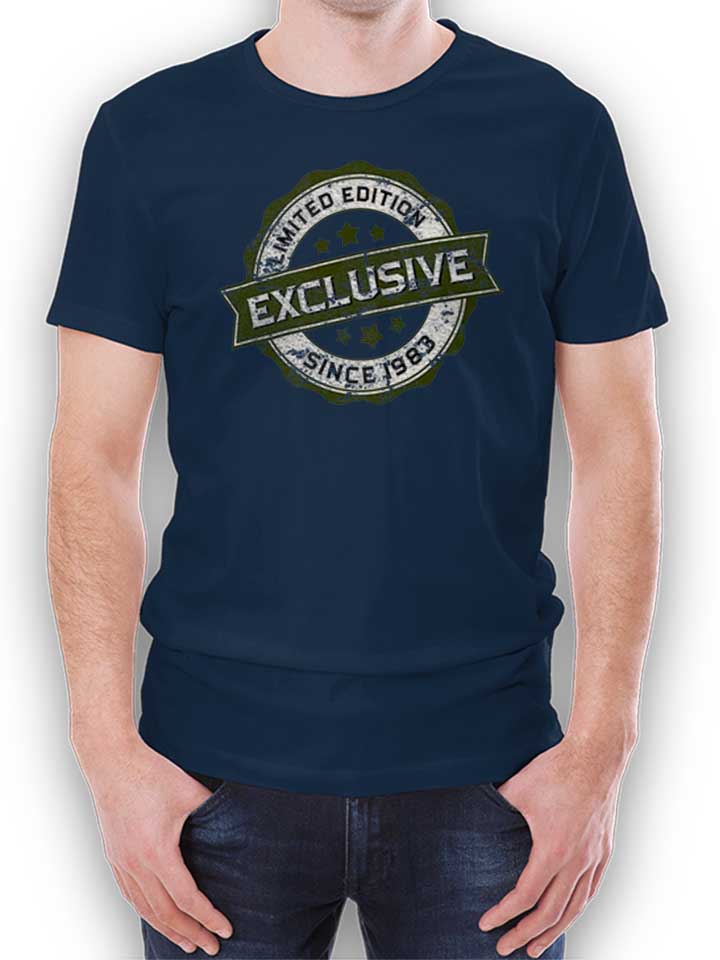 Exclusive Since 1983 T-Shirt blu-oltemare L