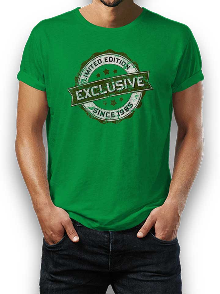 Exclusive Since 1985 T-Shirt vert L