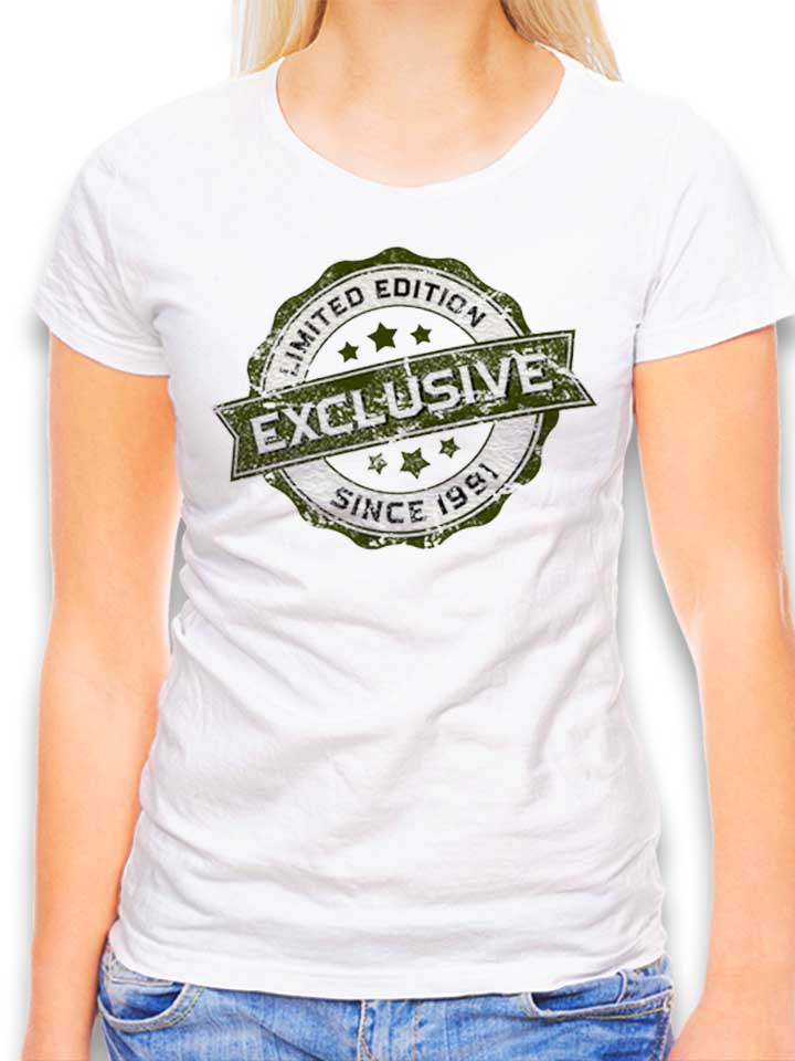 Exclusive Since 1991 Damen T-Shirt weiss L