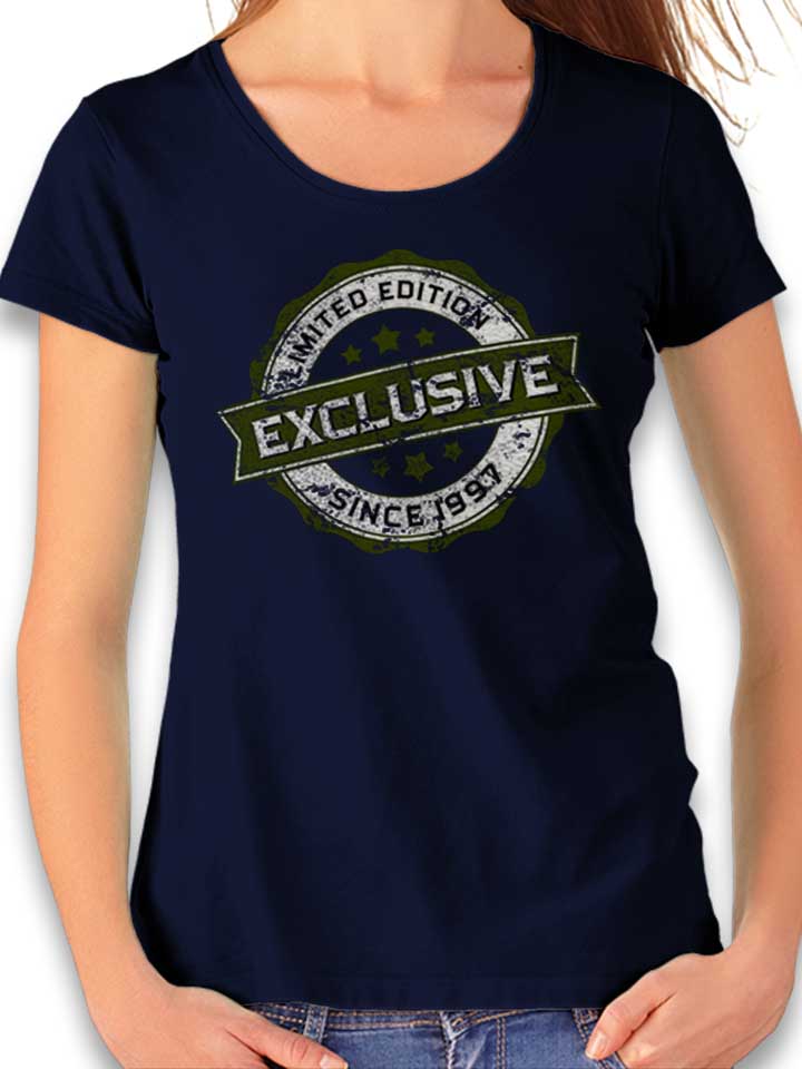 Exclusive Since 1997 Damen T-Shirt dunkelblau L