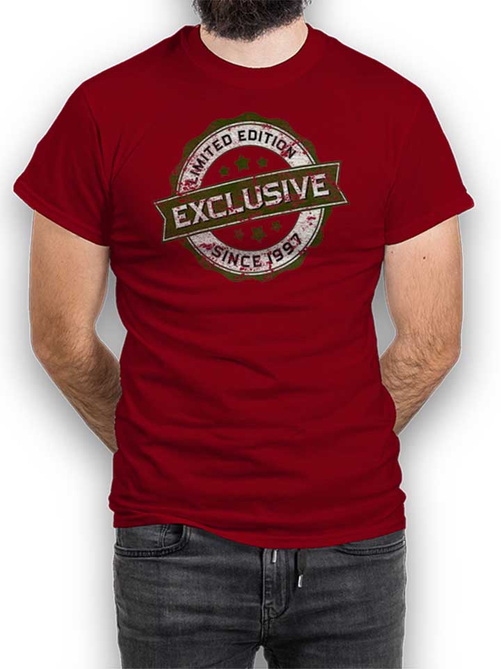 Exclusive Since 1997 T-Shirt bordeaux L