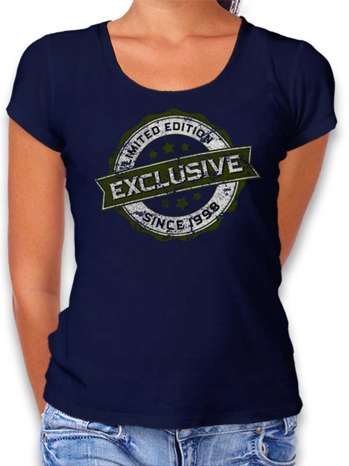 Exclusive Since 1998 T-Shirt Donna blu-oltemare L