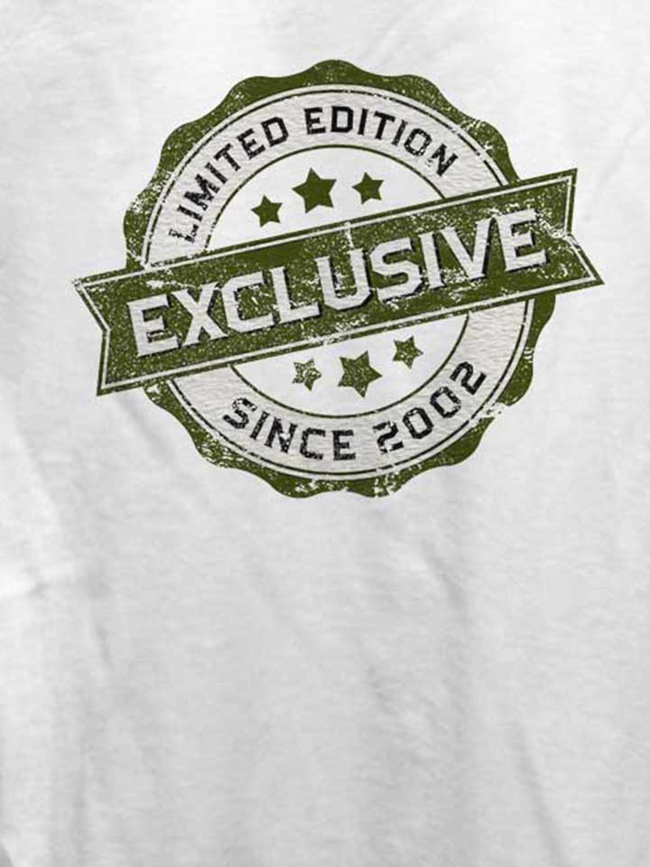 exclusive-since-2002-damen-t-shirt weiss 4