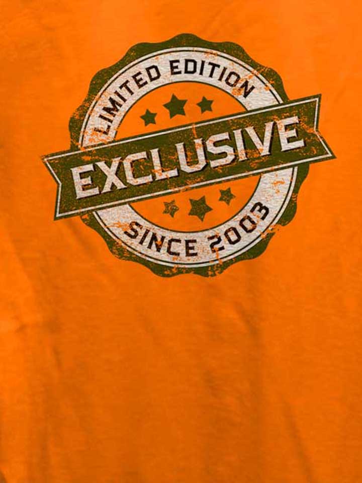 exclusive-since-2003-damen-t-shirt orange 4