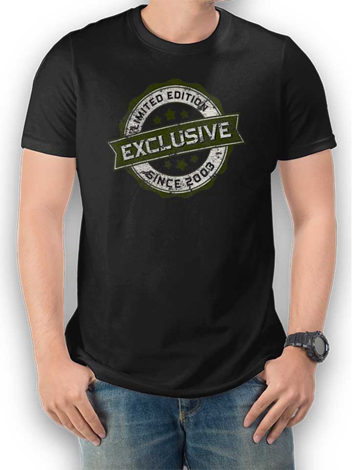 exclusive-since-2003-t-shirt schwarz 1