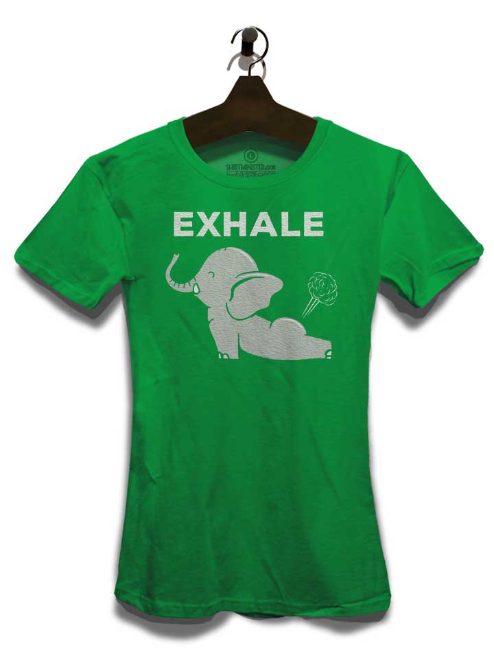 exhale-elephant-yoga-damen-t-shirt gruen 3