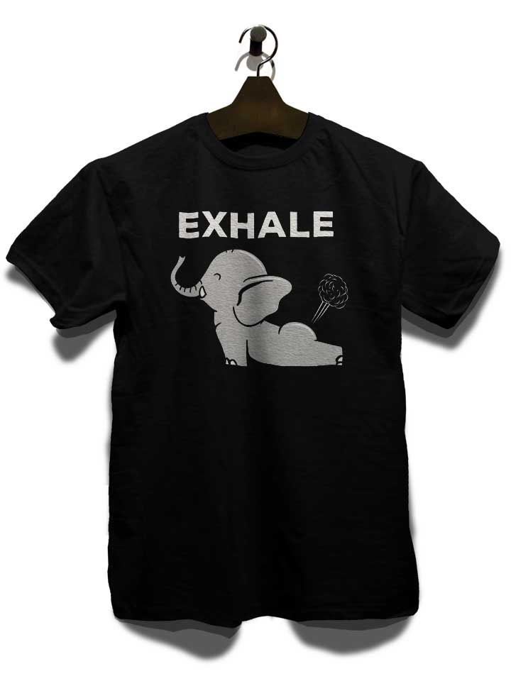 exhale-elephant-yoga-t-shirt schwarz 3