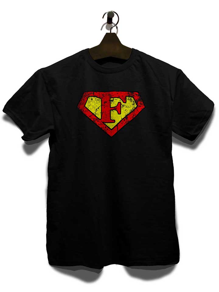 f-buchstabe-logo-vintage-t-shirt schwarz 3