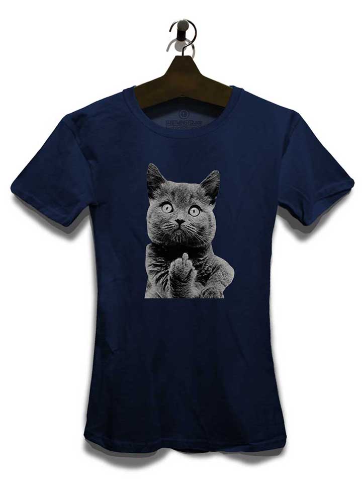 f-u-cat-damen-t-shirt dunkelblau 3