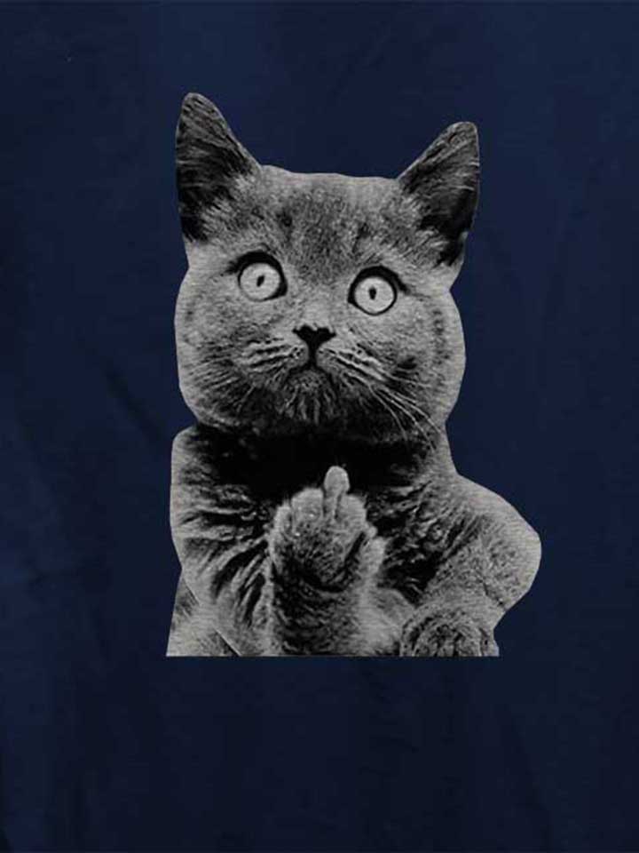 f-u-cat-damen-t-shirt dunkelblau 4