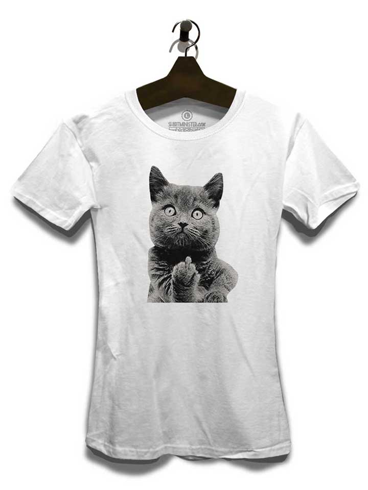 f-u-cat-damen-t-shirt weiss 3