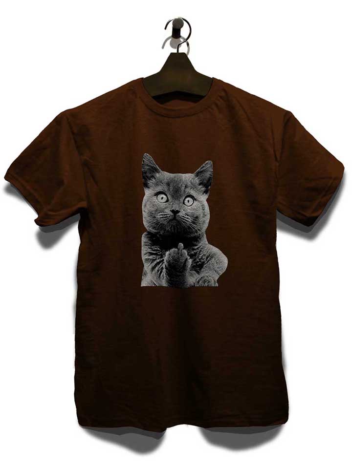 f-u-cat-t-shirt braun 3