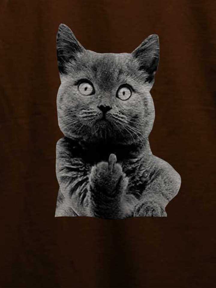 f-u-cat-t-shirt braun 4