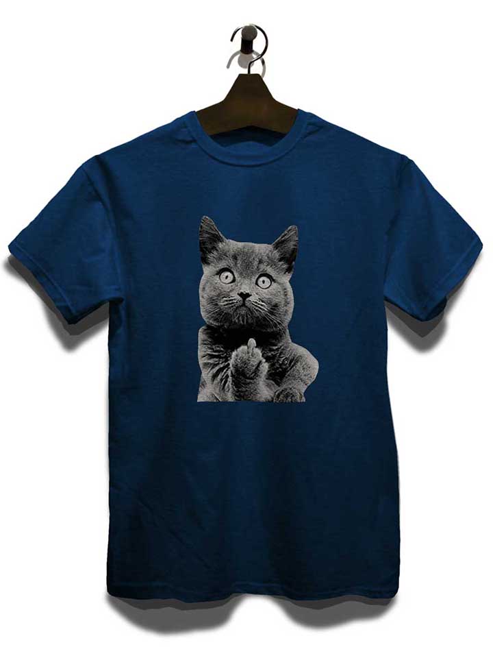 f-u-cat-t-shirt dunkelblau 3