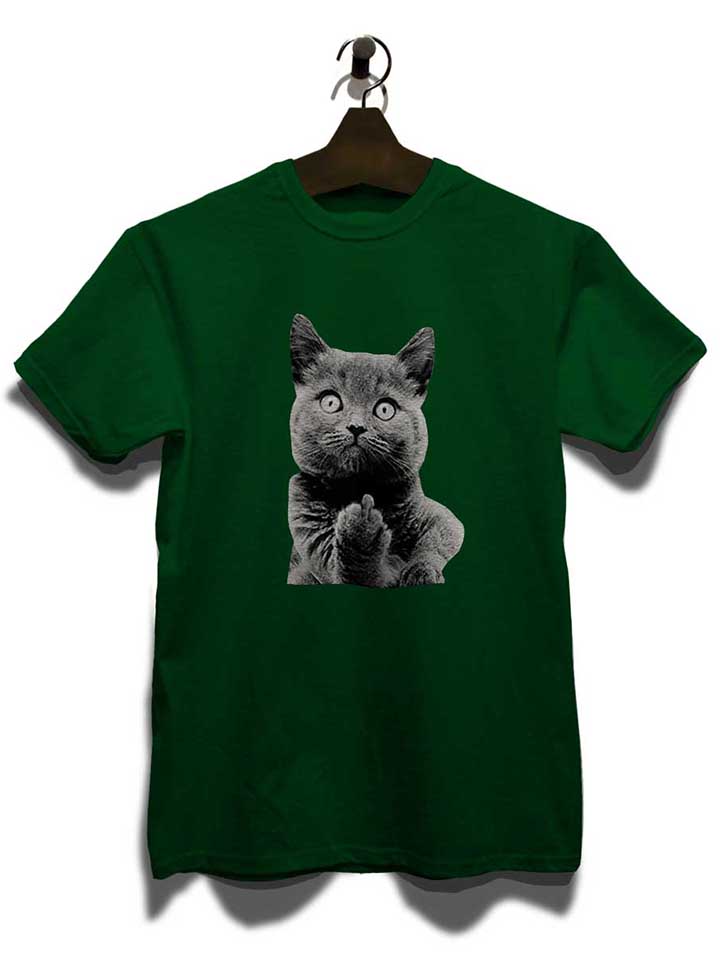 f-u-cat-t-shirt dunkelgruen 3