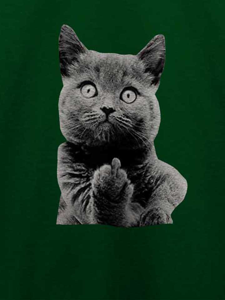 f-u-cat-t-shirt dunkelgruen 4