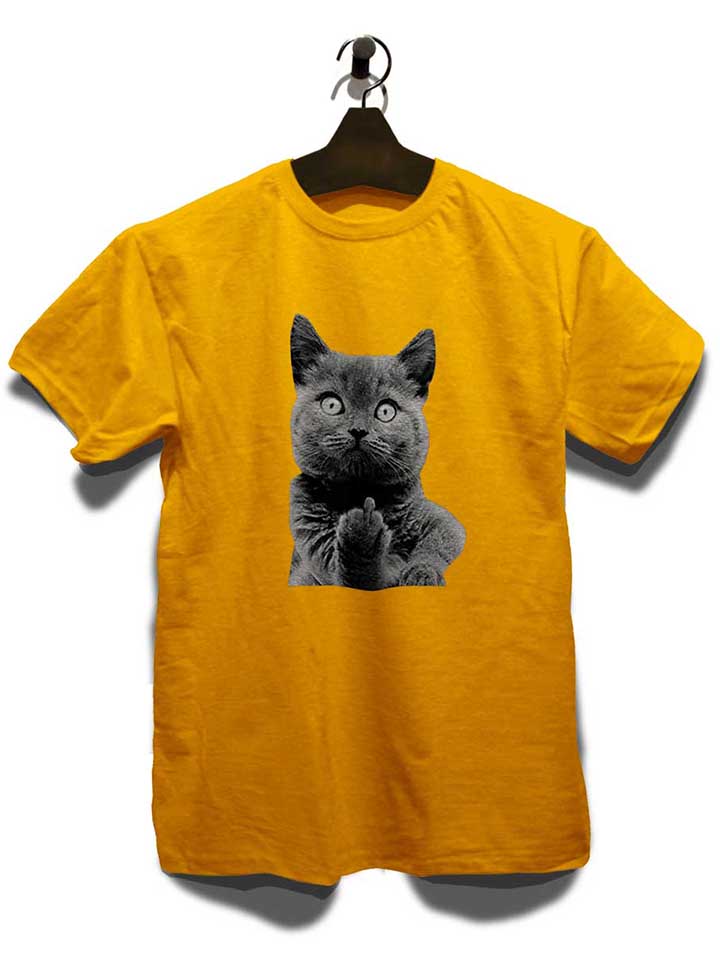 f-u-cat-t-shirt gelb 3