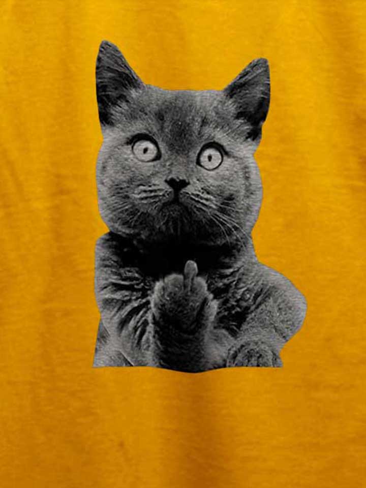 f-u-cat-t-shirt gelb 4