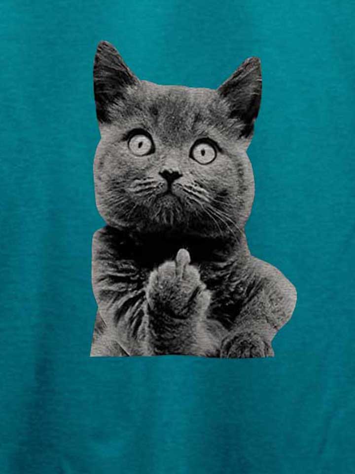 f-u-cat-t-shirt tuerkis 4