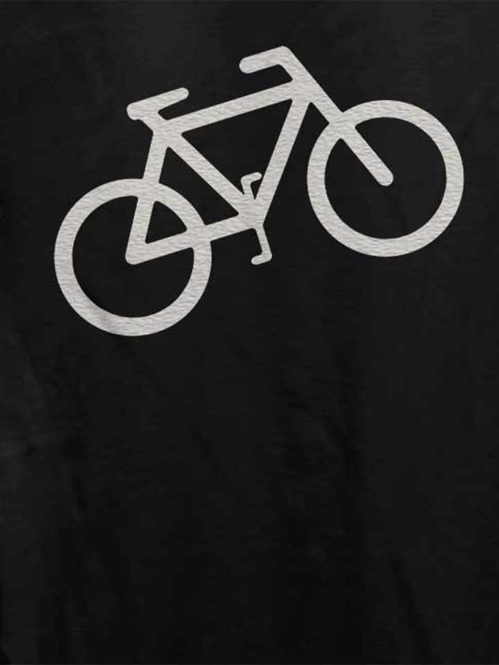 fahrrad-wheelie-damen-t-shirt schwarz 4