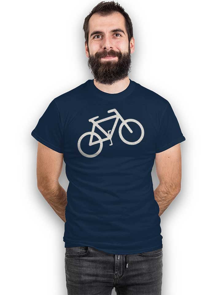 fahrrad-wheelie-t-shirt dunkelblau 2