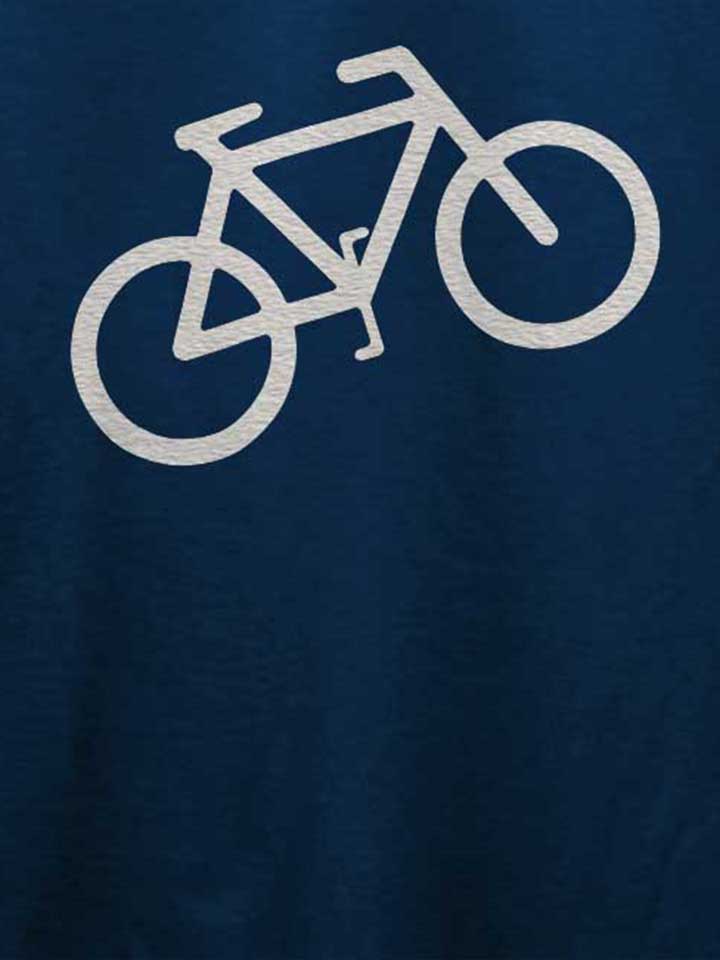 fahrrad-wheelie-t-shirt dunkelblau 4