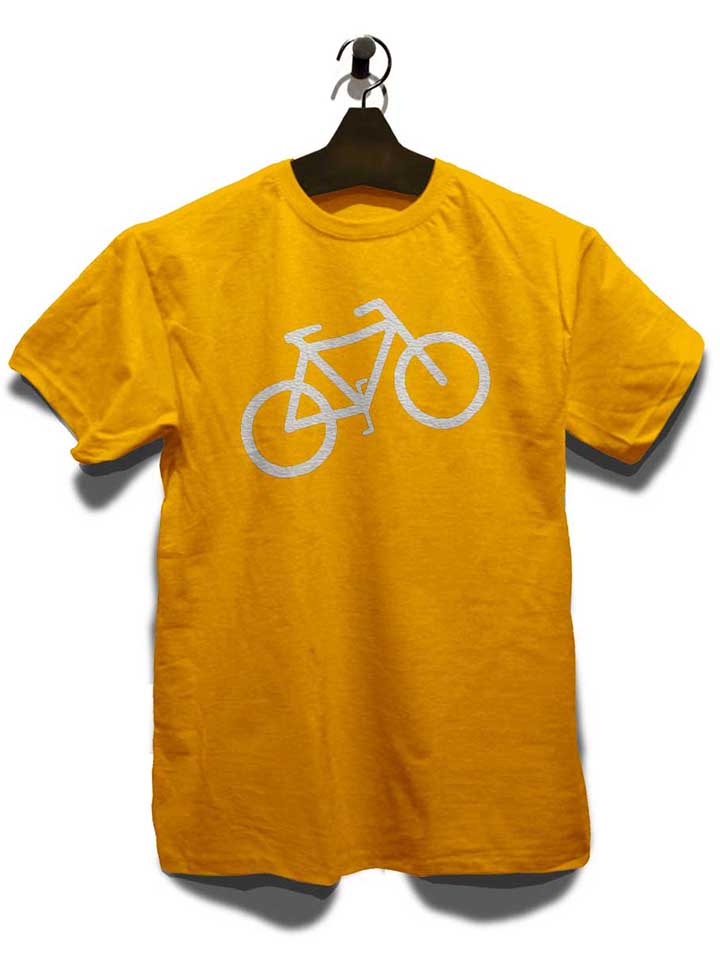 fahrrad-wheelie-t-shirt gelb 3