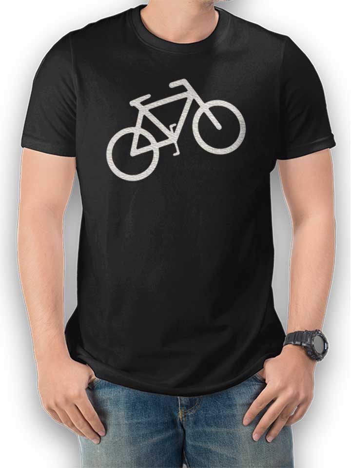 Fahrrad Wheelie T-Shirt black L