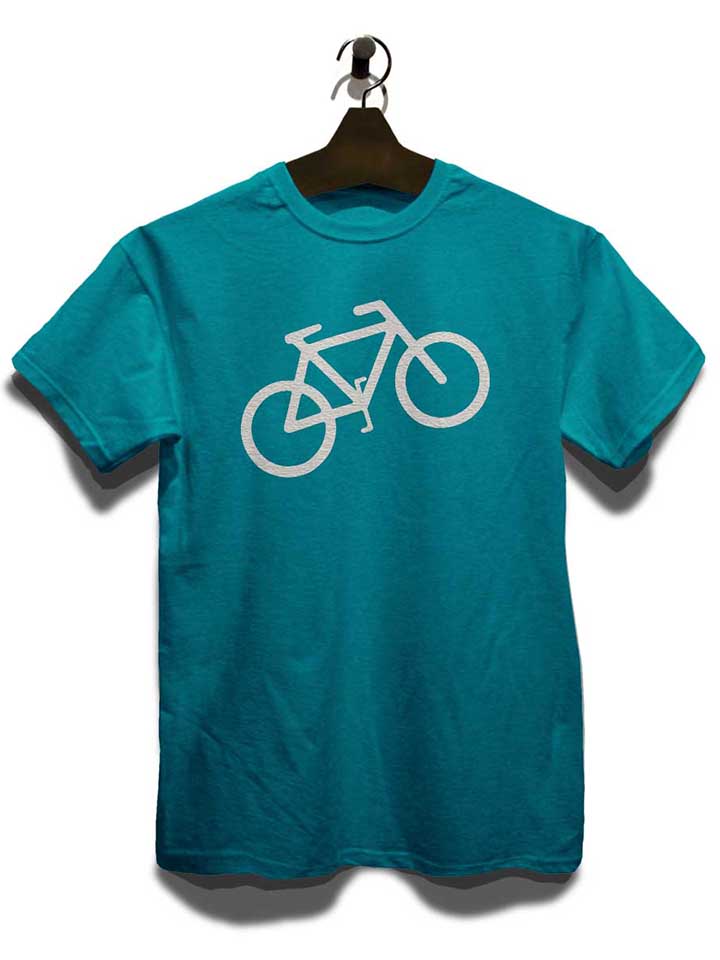 fahrrad-wheelie-t-shirt tuerkis 3
