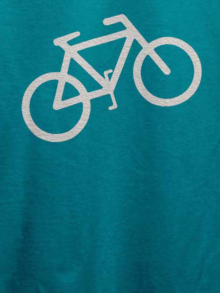 fahrrad-wheelie-t-shirt tuerkis 4