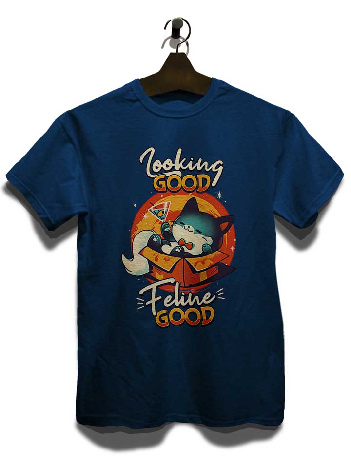 feline-good-cat-t-shirt dunkelblau 3
