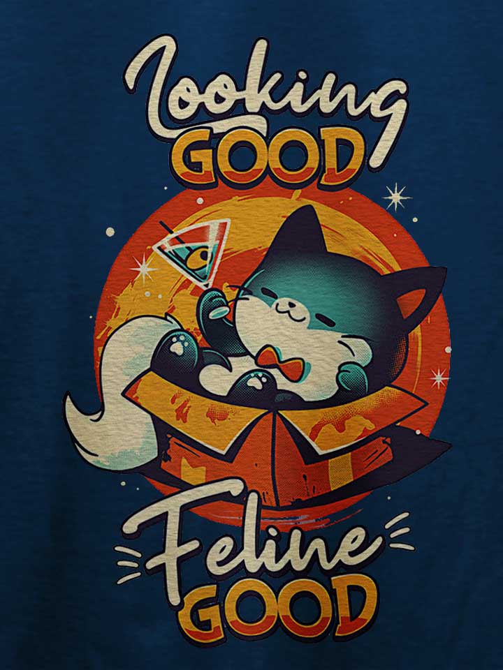 feline-good-cat-t-shirt dunkelblau 4