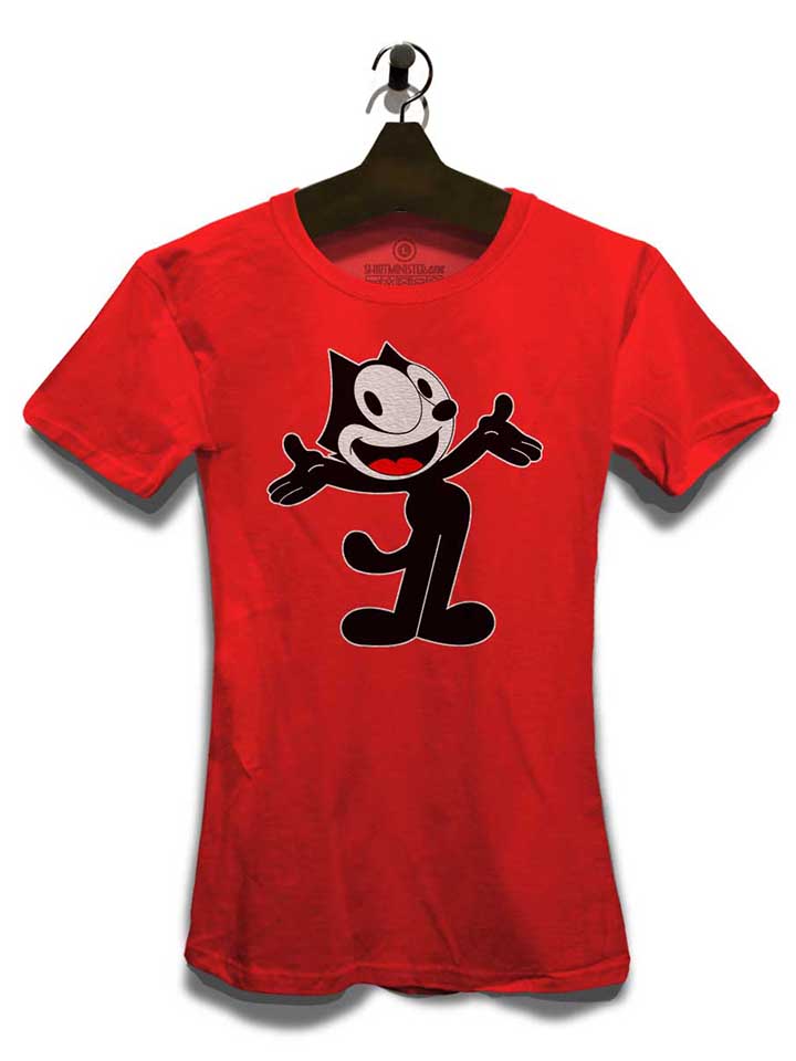 felix-the-cat-damen-t-shirt rot 3