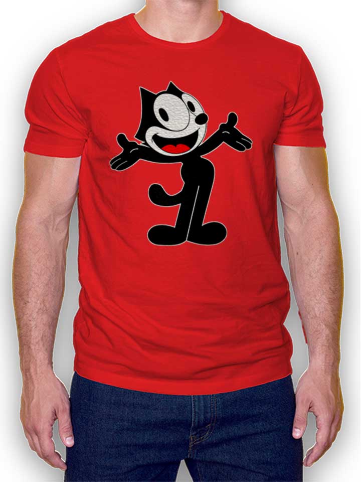 Felix The Cat T-Shirt red L