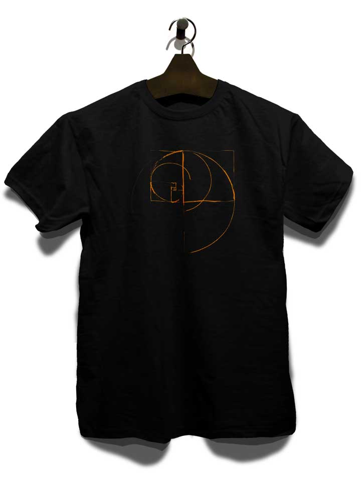 fibonacci-golden-ratio-circle-t-shirt schwarz 3