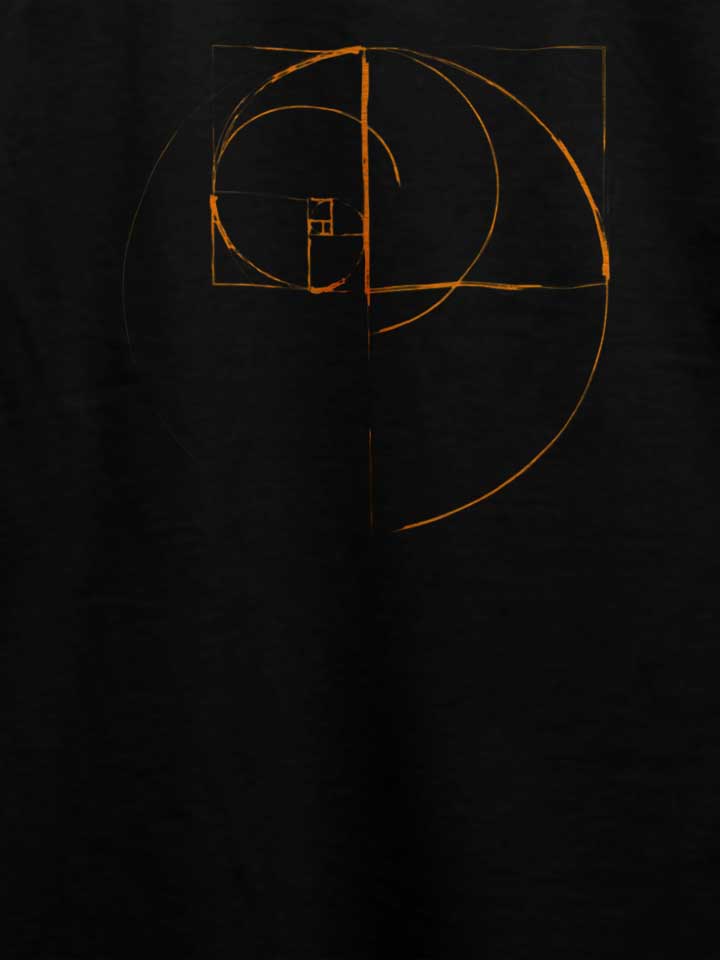 fibonacci-golden-ratio-circle-t-shirt schwarz 4