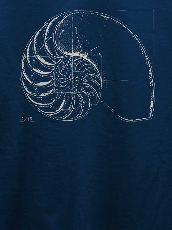 fibonacci-on-a-nautilus-shell-t-shirt dunkelblau 4