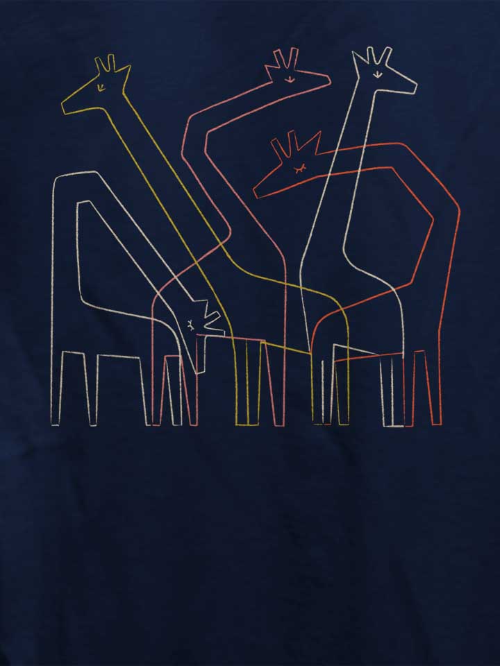 five-giraffes-damen-t-shirt dunkelblau 4