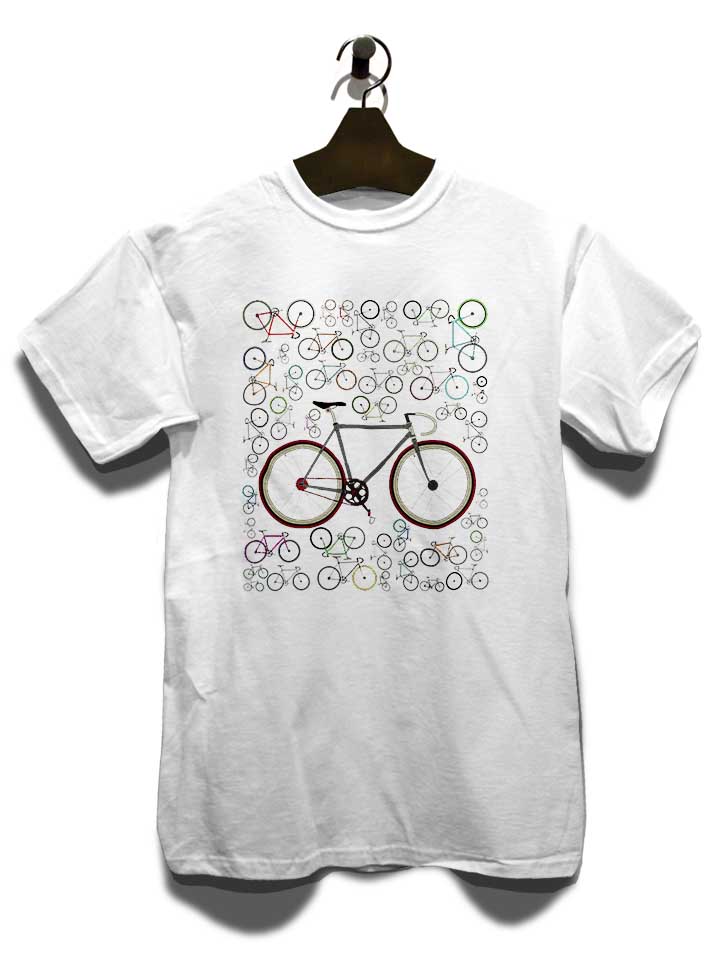 fixie-bikes-t-shirt weiss 3