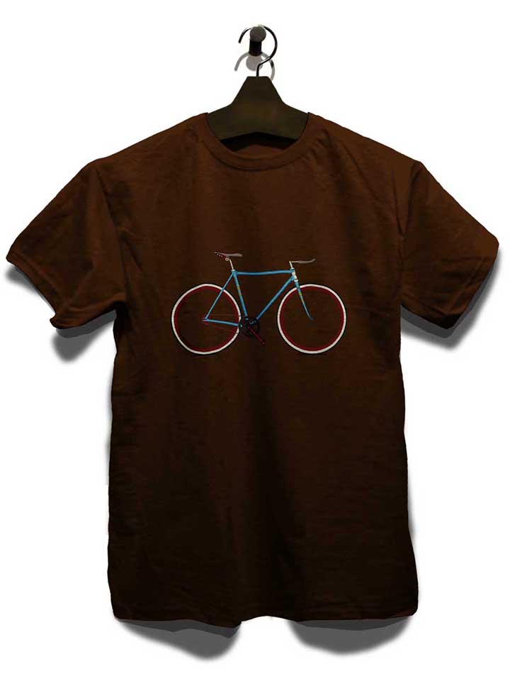 fixiebike-t-shirt braun 3