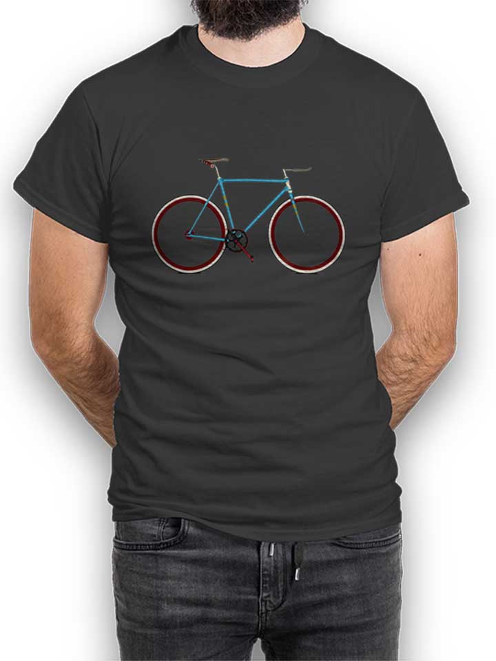 Fixiebike T-Shirt dunkelgrau L