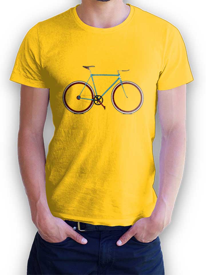 fixiebike-t-shirt gelb 1