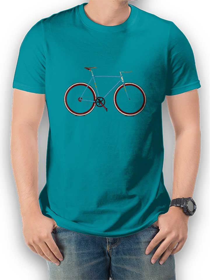 Fixiebike T-Shirt turquoise L