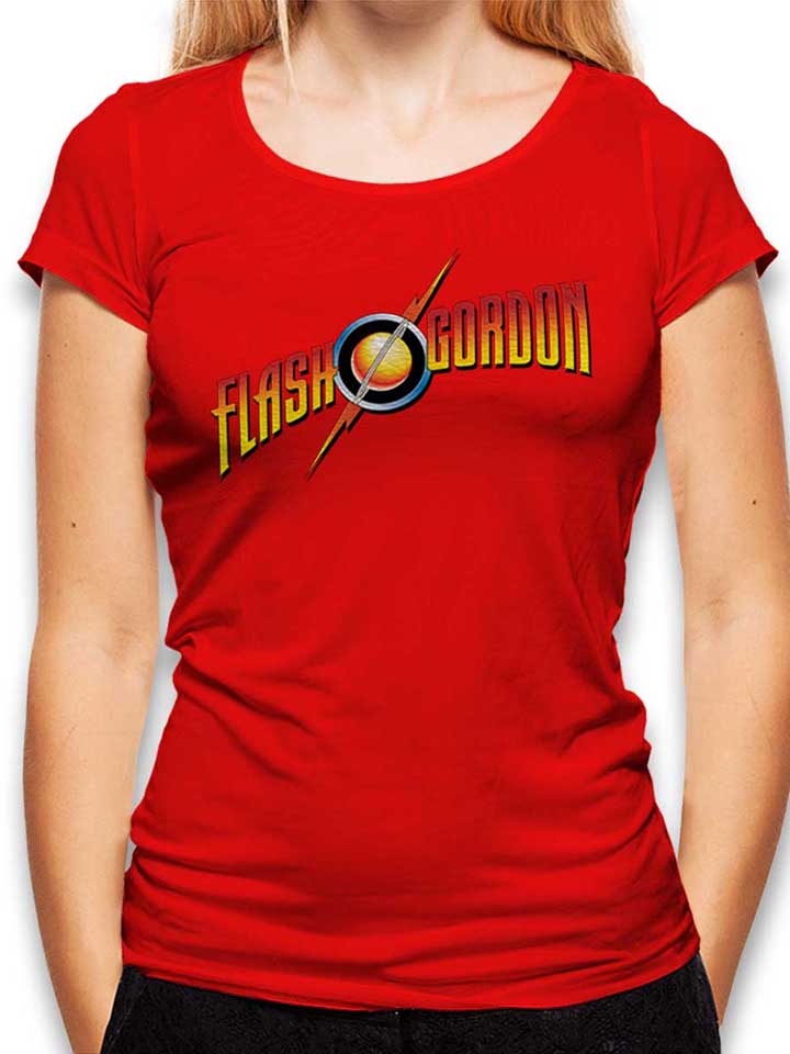 flash-gordon-damen-t-shirt rot 1
